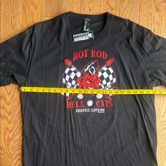 Sourpuss Hot Rod Hell Cats Tee - Picture 4 of 5